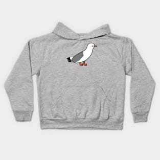 Cute Seagull - Kawaii Seagull Kids Hoodie